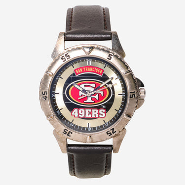 Fossil Rewound 49ERS Silver and Black Quartz Analog Watch 40mm