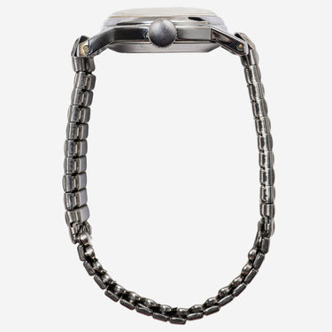 Timex Rewound Silver Metal Bracelet Mechanical Watch 25mm