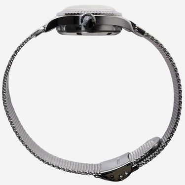 Kronotron Rewound Silver Colored Metal Bracelet Mechanical Watch 25mm