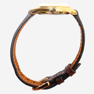 Lorus Rewound Mickey Mouse Gold and Brown Colored Quartz Analog Watch 25mm