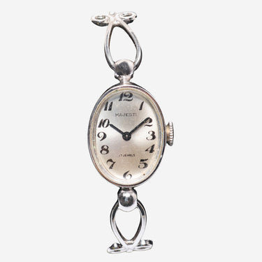 Majesti Rewound Silver Bracelet Mechanical Watch