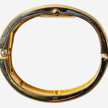 Sarah Conventry Rewound Gold Colored Bracelet Quartz Analog Watch