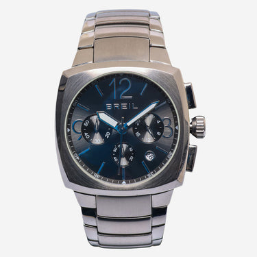 Breil Rewound Silver Colored Metal Bracelet Quartz Analog Watch