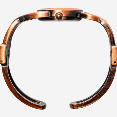 Geneva Rewound Bronze Metal Bracelet Quartz Analog Watch