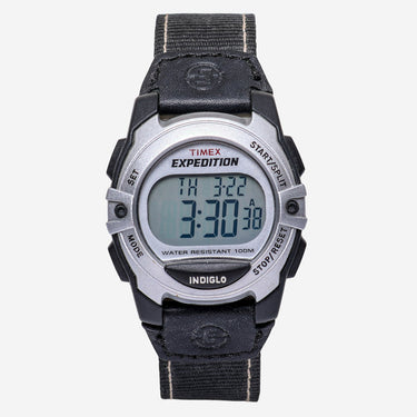 Timex Rewound Expedition Gray and Black Colored Quartz Digital Watch