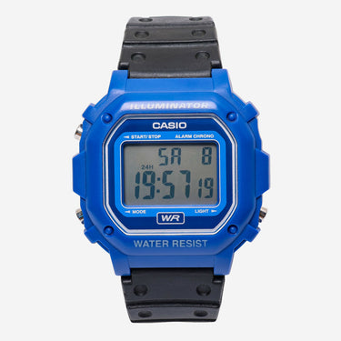 Casio Rewound Illuminator Blue and Black Quartz Digital Watch