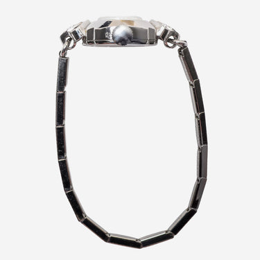 Timex Rewound Small Round Silver Metal Bracelet Mechanical Watch