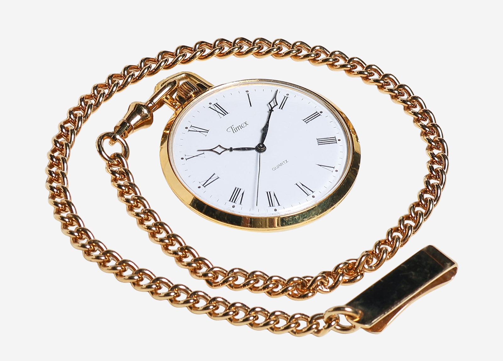 Timex gold clearance pocket watch