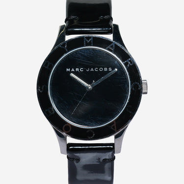 Rewound Marc Jacobs Black and Silver Quartz Analog Watch