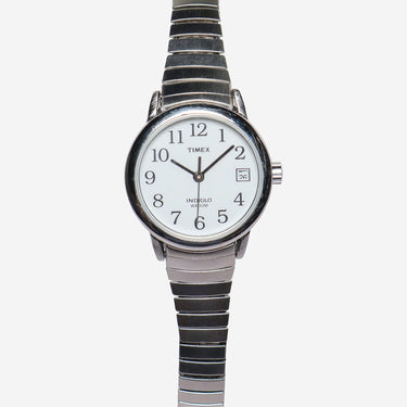 Timex Rewound Silver Bracelet Quartz Analog Watch