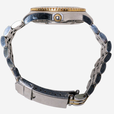 Wenger Rewound Swiss Military Silver and Gold Quartz Analog Watch