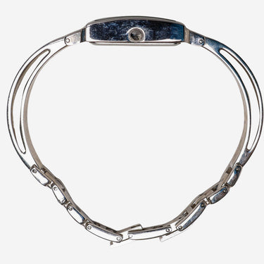 No Boundaries Square Silver Quartz Analog Watch