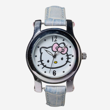 Sanrio Rewound Hello Kitty Silver and Blue Quartz Analog Watch