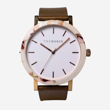 The Horse Rewound White and Green Quartz Analog Watch