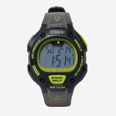 Timex Rewound Ironman Green and Gray Quartz Digital Watch