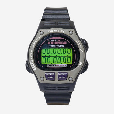 Timex Rewound Kids Ironman Gray and Black Quartz Digital Watch