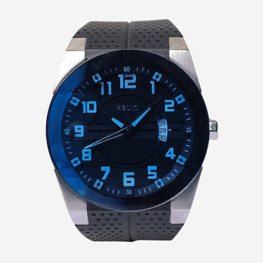 Relic Rewound Black and sliver Quartz Analog Watch