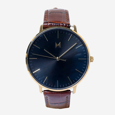 MVMT Rewound Gold and Brown Quartz Analog Watch