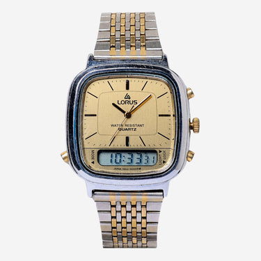 Ronherman × TIMEX WATCH クォーツ腕時計NAVY Harborside Coast 43mm Stainless Steel Bracelet Watch