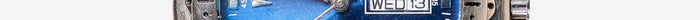 Armitron Rewound Blue and Silver with Date Quartz Analog Watch