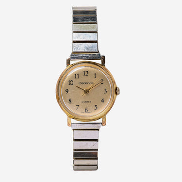 Cadence Rewound Gold and Silver Quartz Analog Watch