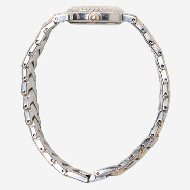 Geneva Rewound Silver and Gold Metal Bracelet Quartz Analog Watch