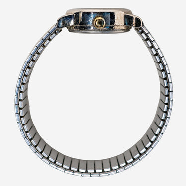 Carriage Rewound Black, Silver and Gold Quartz Analog Watch