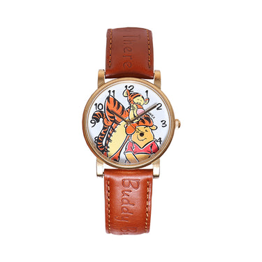 Timex Rewound Winnie The Pooh Gold and Brown Quartz Analog Watch