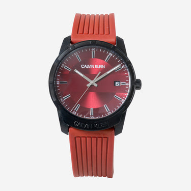 Calvin Klein Rewound Black and Red Quartz Analog Watch