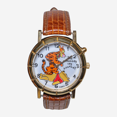 Timex Rewound Winnie the Pooh Musical Gold and Brown Quartz Analog Watch