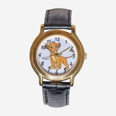 Timex Rewound The Lion King Gold and Black Quartz Analog Watch