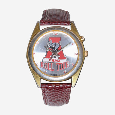 Rewound Bama Roll Tide Gold and Brown Quartz Analog Watch