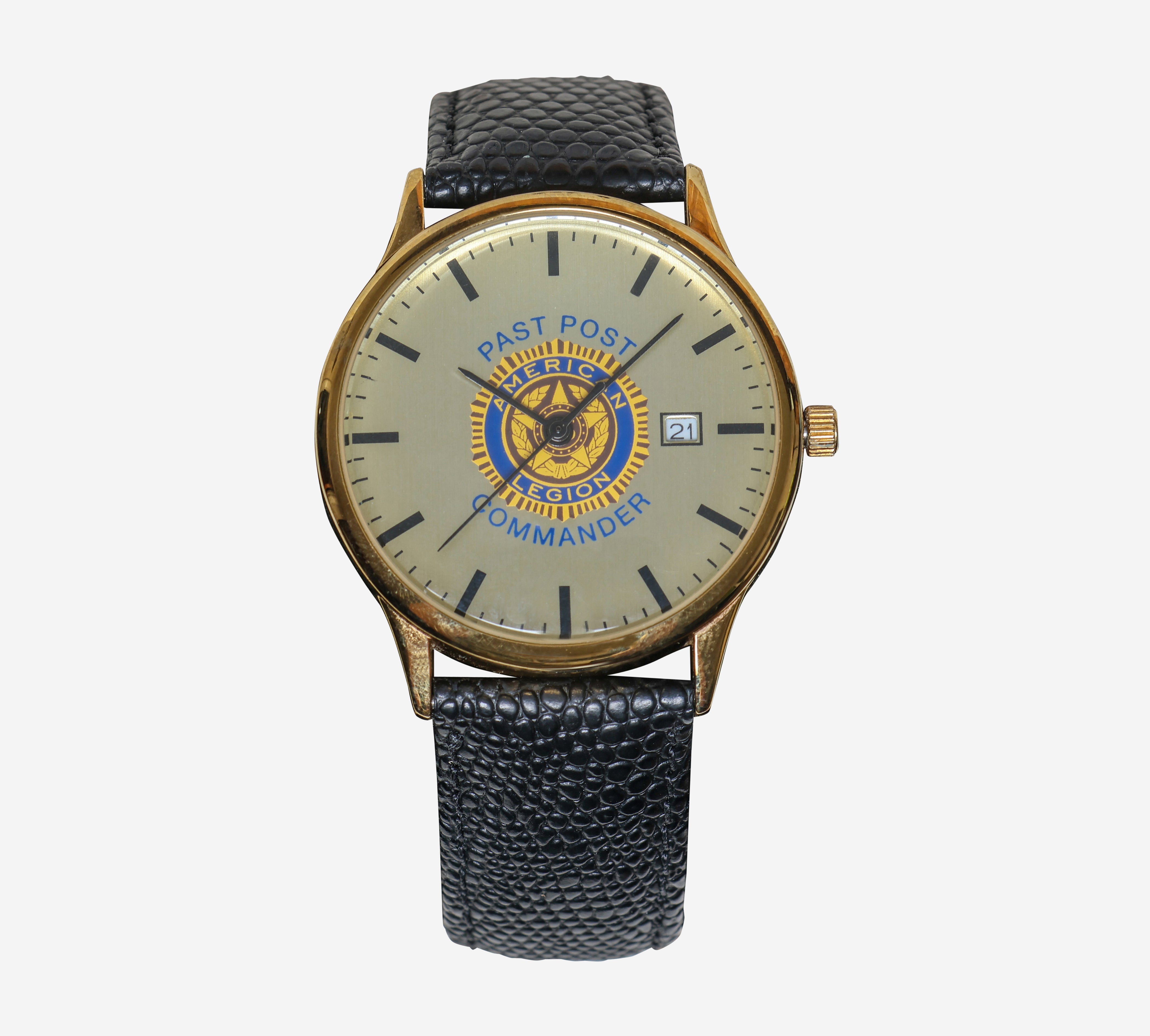 American Legion Rewound Black and Gold Quartz Analog Watch – Timex Rewound