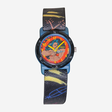 Timex Rewound Kids Pocahontas Black Quartz Analog Watch