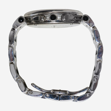 Ferragamo Rewound Silver Metal Bracelet Quartz Analog Watch