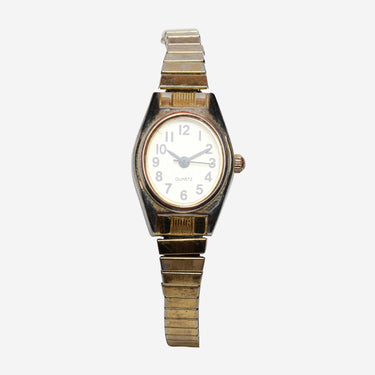 Rewound Gold Bracelet Quartz Analog Watch