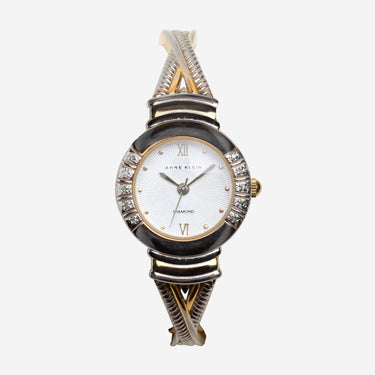 Anne Klein Rewound Gold and Silver Bracelet Quartz Analog Watch