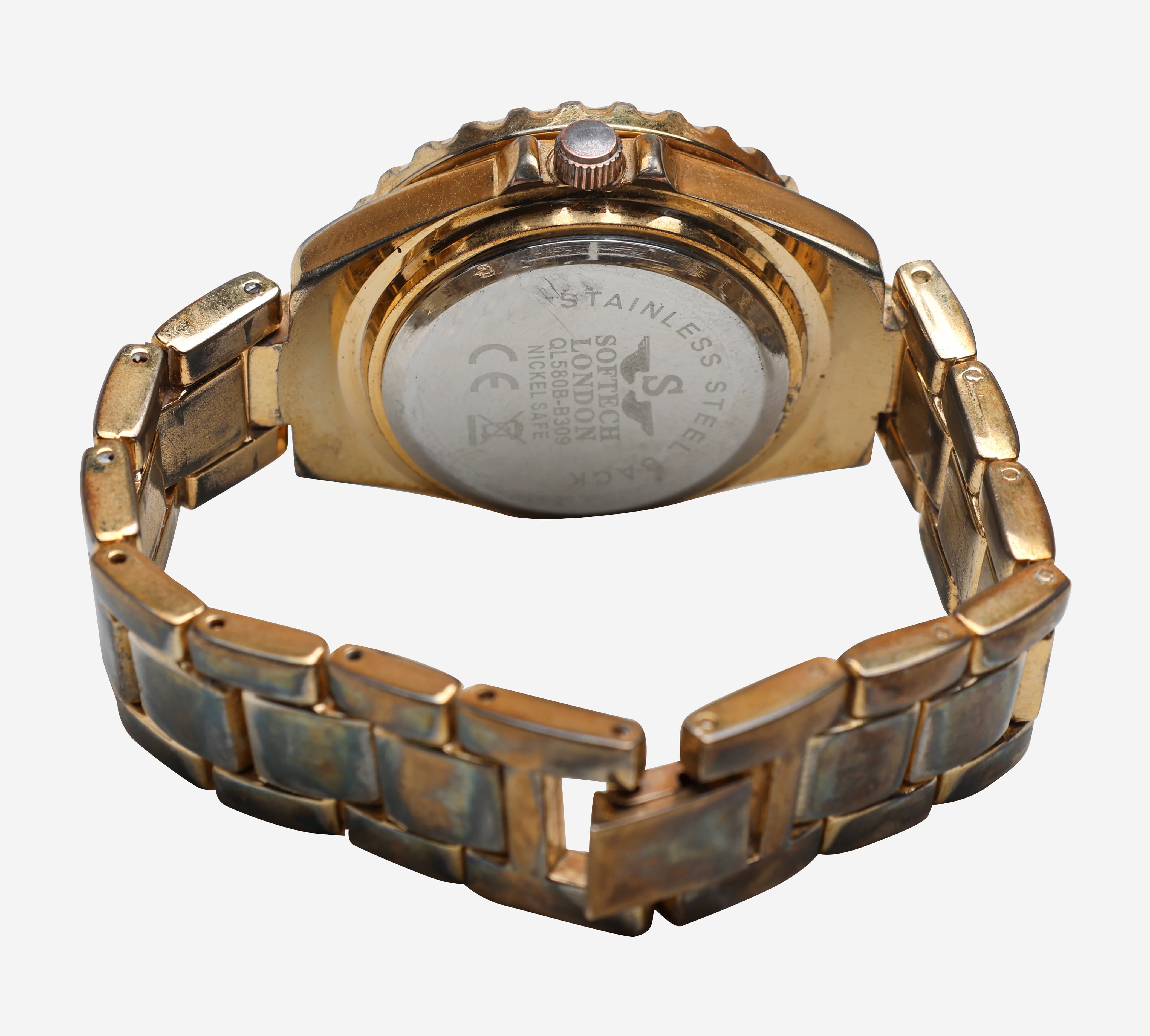Softech Rewound Gold Bracelet Quartz Analog Watch – Timex Rewound