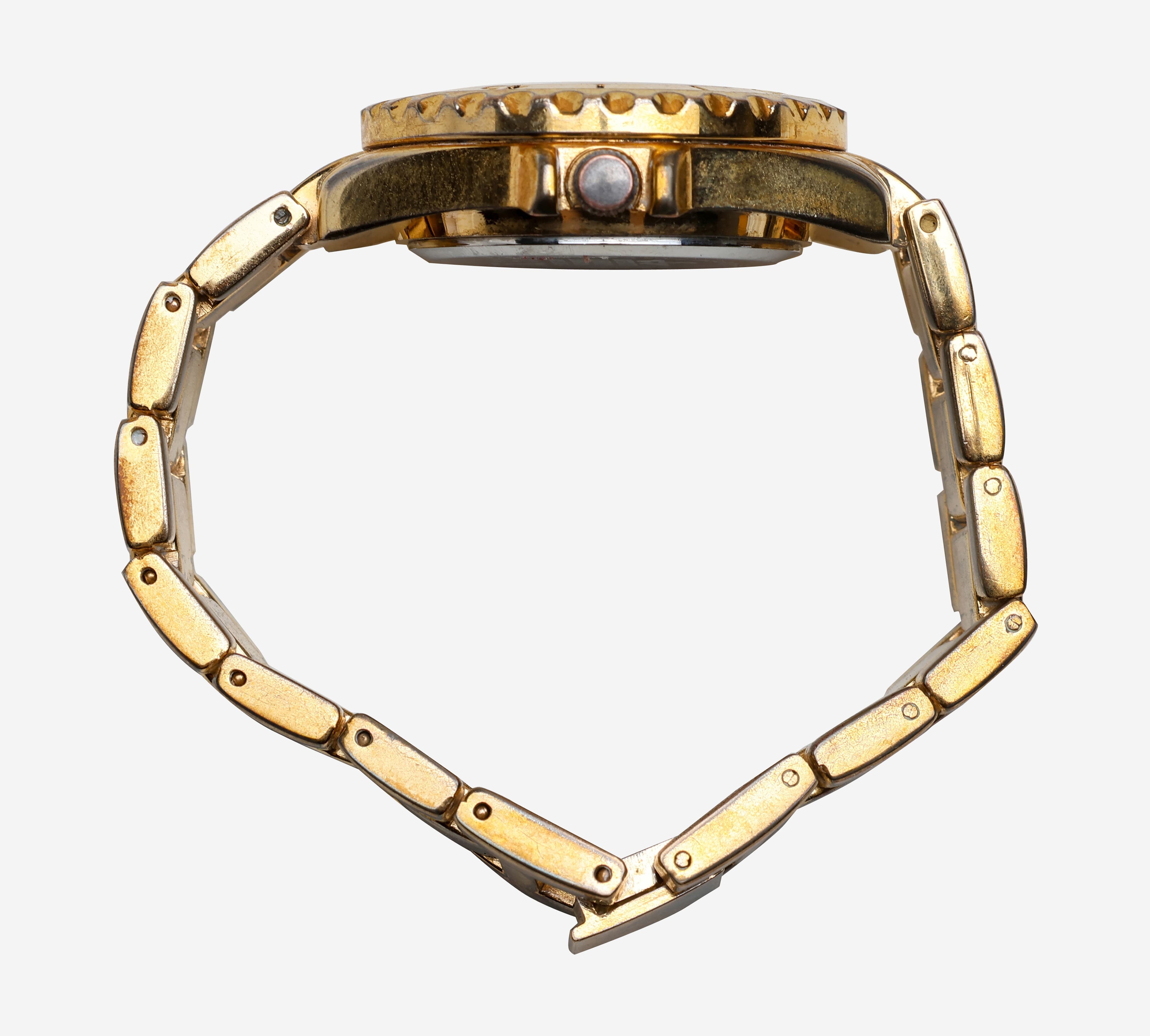 Softech Rewound Gold Bracelet Quartz Analog Watch – Timex Rewound