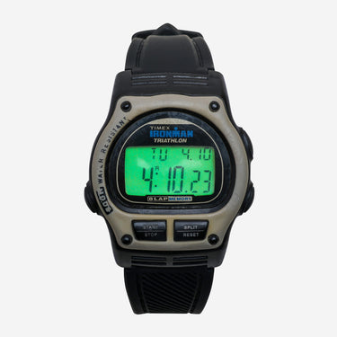 Timex Rewound Ironman Black and Gray Quartz Digital Watch