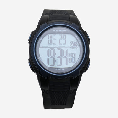 Marathon Rewound Blue and Black Quartz Digital Watch