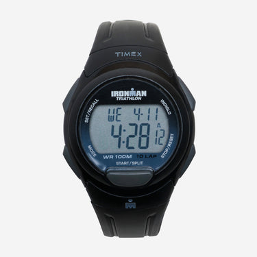 Timex Rewound Ironman Triathlon Black and Gray Quartz Digital Watch