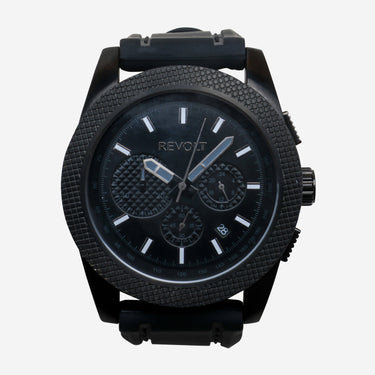Revolt Rewound Black Quartz Analog Watch