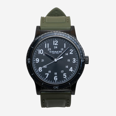 Coach Rewound Black and Green Quartz Analog Watch