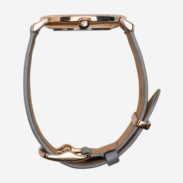 Coach Rewound Gray and Gold Quartz Analog Watch