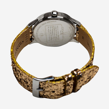 Coach Rewound Gold and Silver Quartz Analog Watch