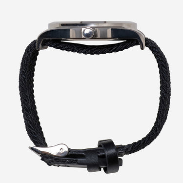 Vivani Rewound Black and Silver Quartz Analog Watch