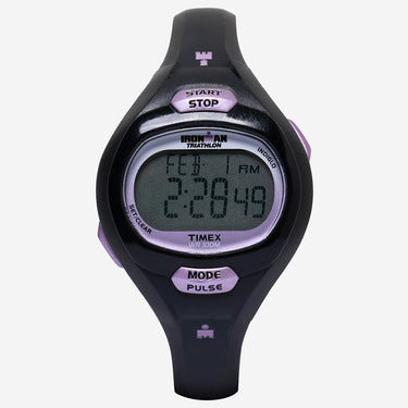 Timex Rewound Ironman Black and Purple Quartz Digital Watch