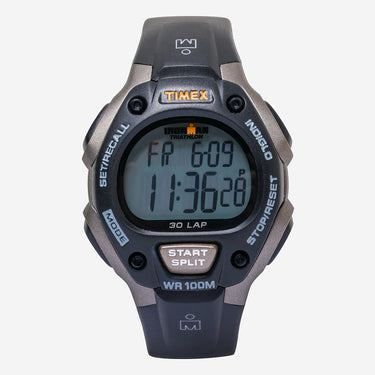 Timex Rewound Ironman Gray and Black Quartz Digital Watch