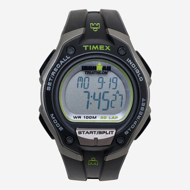 Timex Rewound Ironman Green & Black Quartz Digital Watch
